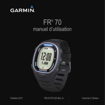 Garmin FR 70 Mode d'emploi | Fixfr