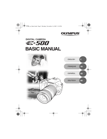 Olympus E-500 Manuel utilisateur | Fixfr