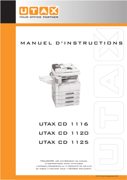 Utax CD 1120 Copy System Manuel utilisateur