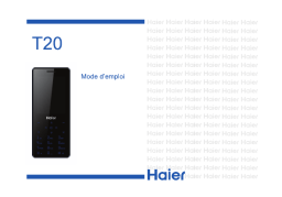 Haier L56 Manuel utilisateur