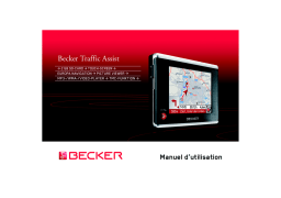 Becker 7926 Traffic Assist Manuel utilisateur