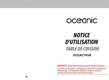 Manuel du propriétaire | Oceanic OCEACT4VB Manuel utilisateur | Fixfr