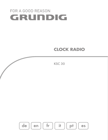 Manuel du propriétaire | Grundig KSC 30 Manuel utilisateur | Fixfr