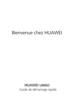 Huawei U8860 Manuel utilisateur