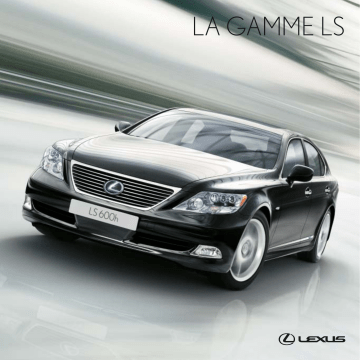 Manuel du propriétaire | Lexus LS 600H Manuel utilisateur | Fixfr