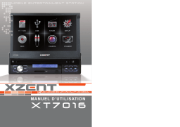 XZENT XT7016 Manuel utilisateur