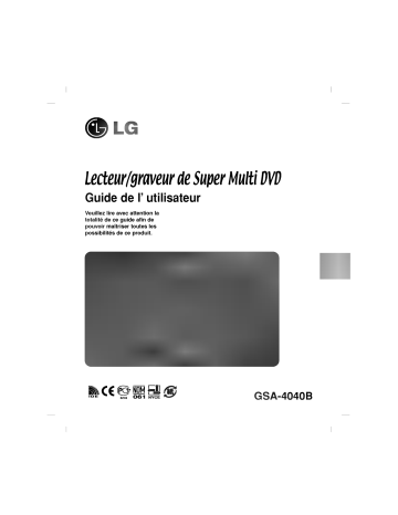 LG GSA-4040B Manuel du propriétaire | Fixfr
