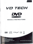 Vd tech DVD-602 Manuel utilisateur