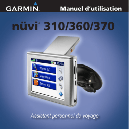 Garmin Hyundai nüvi® 360 Manuel utilisateur