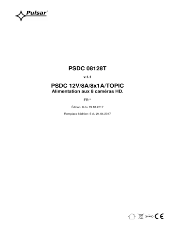 Mode d'emploi | Pulsar PSDC08128T Manuel utilisateur | Fixfr