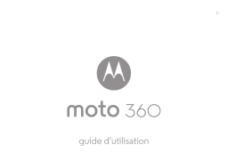 Motorola Moto 360 Manuel utilisateur