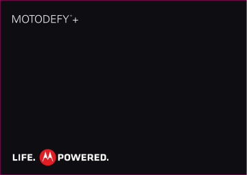 MOTODEFY+ | Motorola DEFY + Mode d'emploi | Fixfr