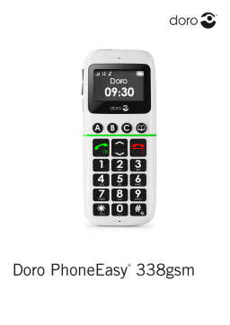 Doro PhoneEasy 338 gsm Manuel utilisateur