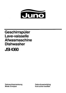 Juno JSI4360S Manuel utilisateur