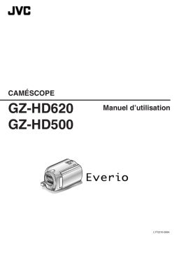 JVC GZ HD620 Manuel utilisateur