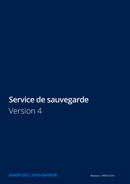 ACRONIS Backup Service Manuel utilisateur