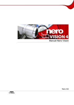 Nero Vision Express 4 Manuel utilisateur