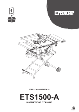 Erbauer ETS1500-A Manuel utilisateur