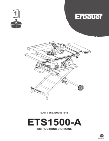 Erbauer ETS1500-A Manuel utilisateur | Fixfr