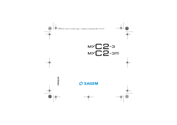 Manuel du propriétaire | Sagem MYCX2-3 Manuel utilisateur | Fixfr