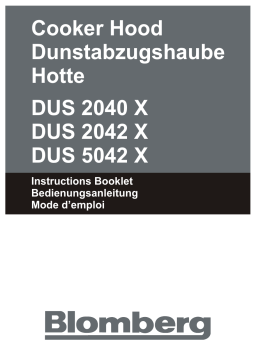 Blomberg DUS2042X Manuel utilisateur