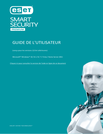 ESET Smart Security Premium Mode d'emploi | Fixfr