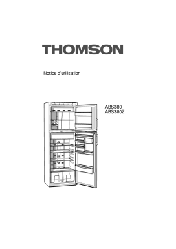 Thomson ABS380Z Manuel utilisateur