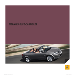 Renault MEGANE COUPE-CABRIOLET Manuel utilisateur