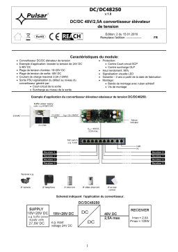 Pulsar DC/DC48250 Manuel utilisateur