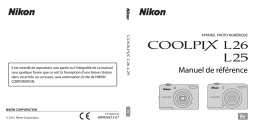 Nikon Coolpix L26 Manuel utilisateur