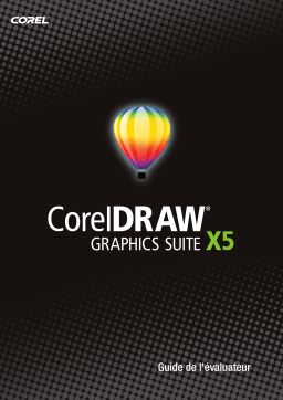 Corel Draw Graphics Suite X5 Manuel utilisateur