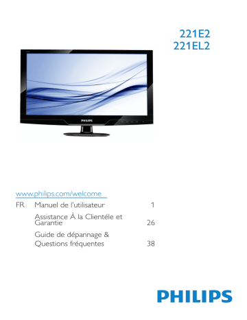 Manuel du propriétaire | Philips 221E2SB Manuel utilisateur | Fixfr