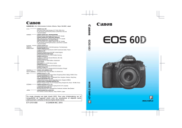 Canon EOS 60D Mode d'emploi | Fixfr