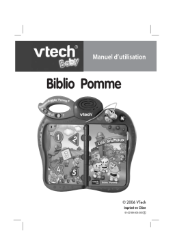 VTech BIBLIO-POMME Manuel utilisateur