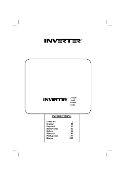 INVERTER TOSAINE PLUS Manuel utilisateur