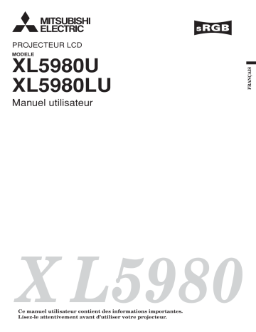 Manuel du propriétaire | Mitsubishi XL5980U Manuel utilisateur | Fixfr