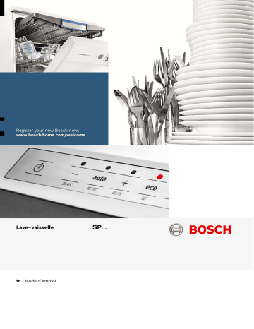 Manuel du propriétaire | Bosch SPI25CB03E Lave-vaisselle Manuel utilisateur | Fixfr