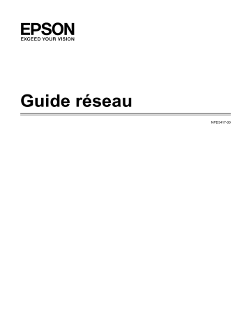 Manuel du propriétaire | Epson B-300 Manuel utilisateur | Fixfr