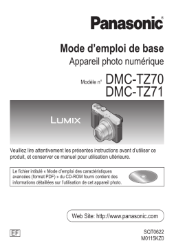 Panasonic DMC TZ71 Mode d'emploi