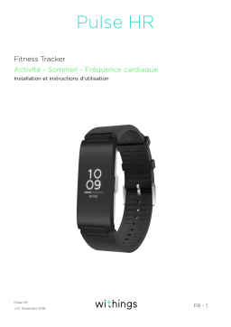 Withings Pulse HR Manuel utilisateur