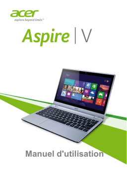 Acer ASPIRE V5-571G-33218G1TMAKK Manuel utilisateur