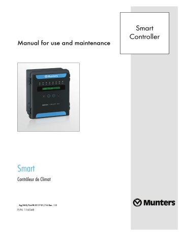Munters Smart C D FR V2.05 R1.0 Manuel du propriétaire | Fixfr