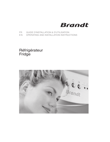 Manuel du propriétaire | Brandt BFL2322BW Manuel utilisateur | Fixfr