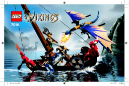 Lego 7016 Viking Boat against the Wyvern Dragon Manuel utilisateur