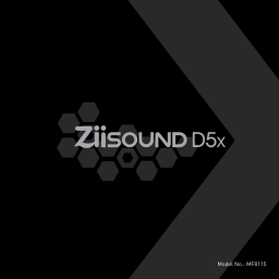 Creative ZiiSound D5x Manuel utilisateur