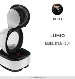 Dolce Gusto LUMIO Manuel du propriétaire