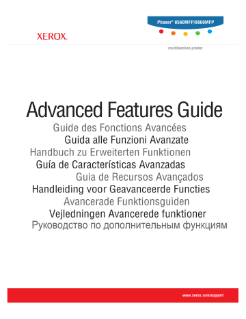 Manuel du propriétaire | Xerox PHASER 8860MFP Manuel utilisateur | Fixfr