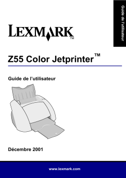 Lexmark Z55SE Manuel utilisateur