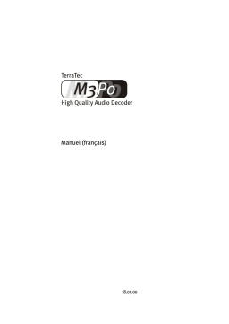 Terratec m3po Manual Manuel utilisateur