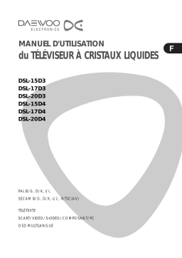 Daewoo DSL-15D3 Manuel utilisateur